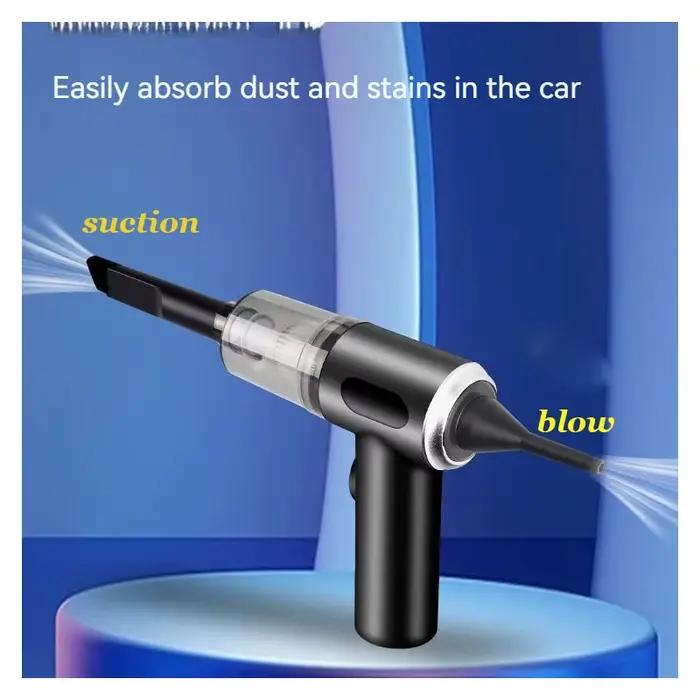 Aspirateur de voiture 120000 PA – Machine de nettoyage puissante pour voitures, Mini nettoyeur à main Portable sans fil pour appareils ménagers