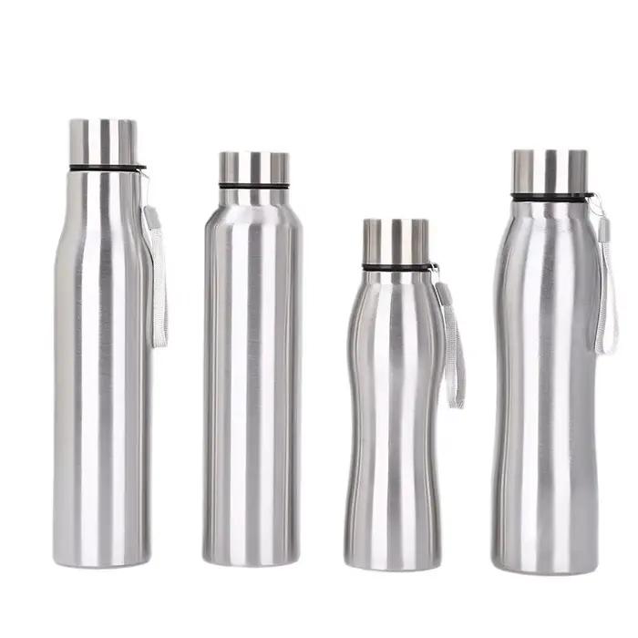 Bouteille d'eau de Sport en acier inoxydable de 1000ml