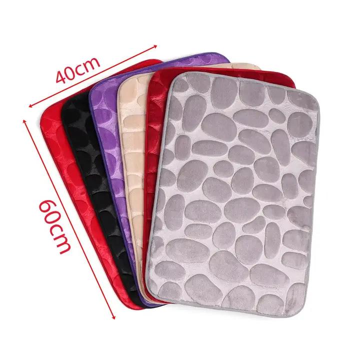 HOBathtub-Tapis lavables à absorption d'eau, Non-ald Floor Lea, Polymères de bain, Doorvirus, Aile Blestone, Gaufré
