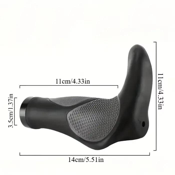 Poignée de vélo ergonomique avec poignée secondaire