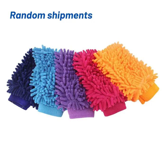 Éponge de lavage de voiture en microfibre, soins de voiture, brosses de détail, serviette de lavage, gants automobiles, accessoires de style, Gadget