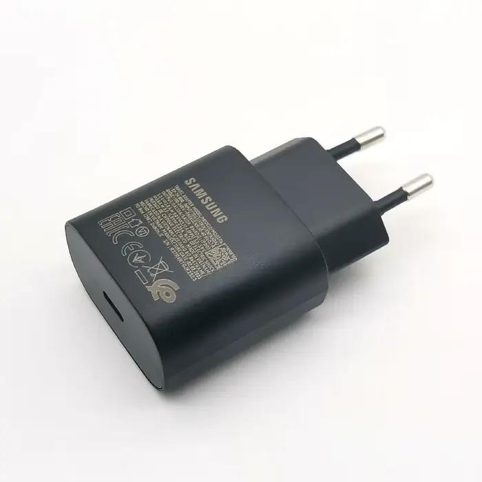 Samsung-Chargeur PD 25W, adaptateur secteur à charge super rapide, pour Galaxy S24 S23 S20 S21 S22 Plus Note20 Ultra 10 Z Flip, possède 6 5 4 3 2