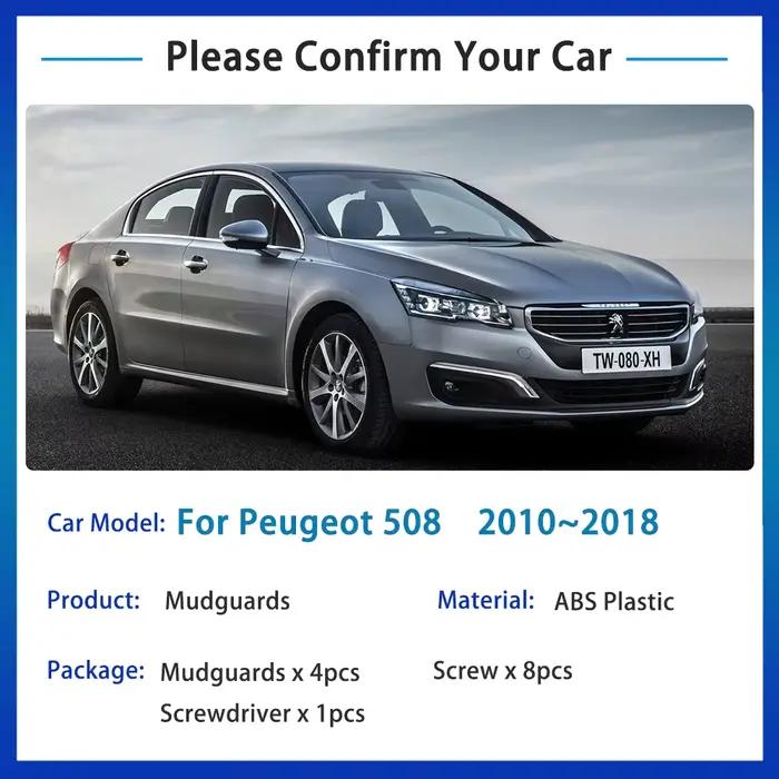 Garde-boue de voiture, accessoires pour Peugeot 508 SW 508SW 2010 2011 2012 2013 2014 2015 2016 2017 2018