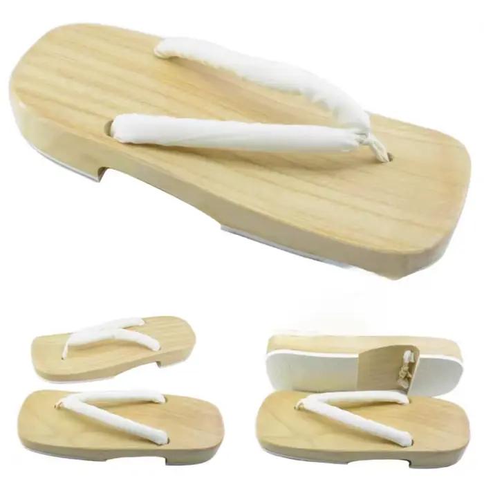 Accessoire de cosplay d'anime japonais, sabots COS, kimono, tongs, Geta, pantoufles en bois, chaussures