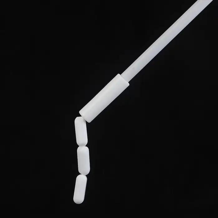 Barre d'agitation magnétique en PTFE, agitateur magnétique, barre d'agitation en téflon, tige d'agitation, avec récupérateur magnétique