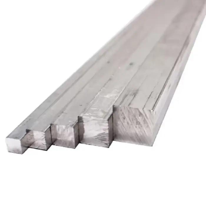 Barre plate carrée en alliage d'aluminium 6061