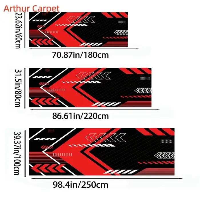Tapis de moto VIKAMA, tapis de garage pour moto, résistant à l'huile, imperméable, résistant à l'usure, enroulable, style course