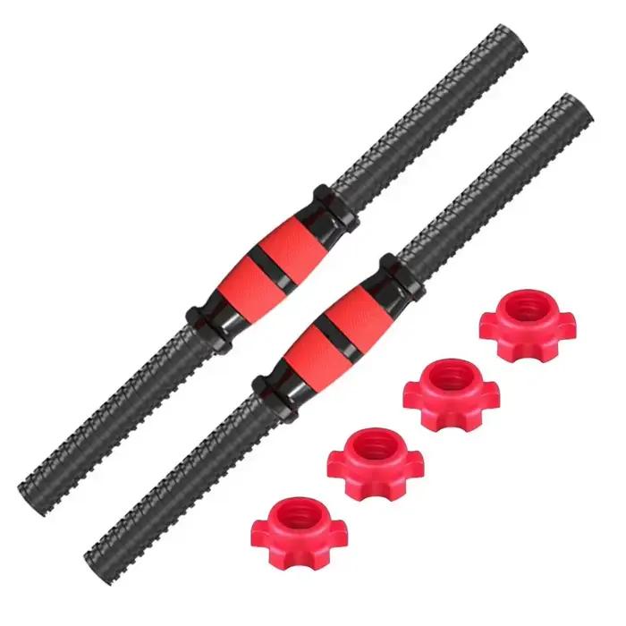 Barres d'haltères coordonnantes standard avec colliers Spinlock