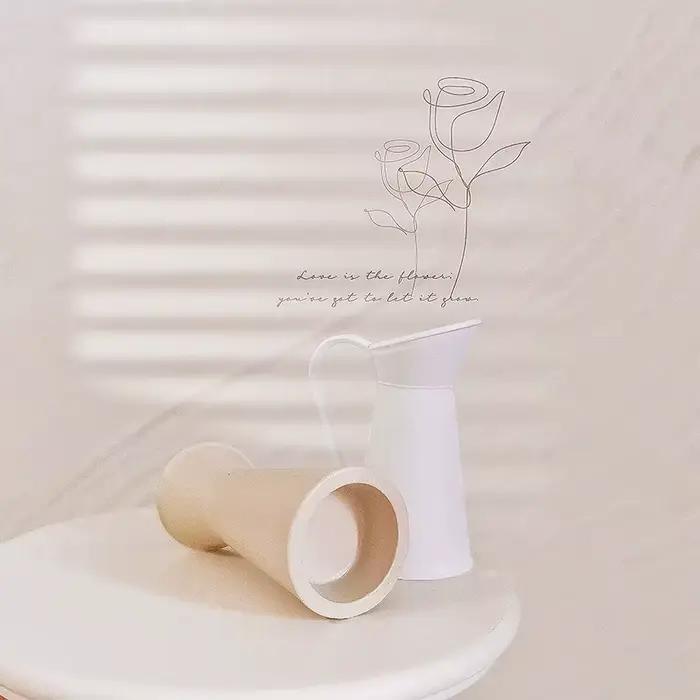 Service à thé miniature, modèle de théière jouet, scène de balcon de jardin, accessoires pour maison de poupée, mini-récipient à fleurs, vase
