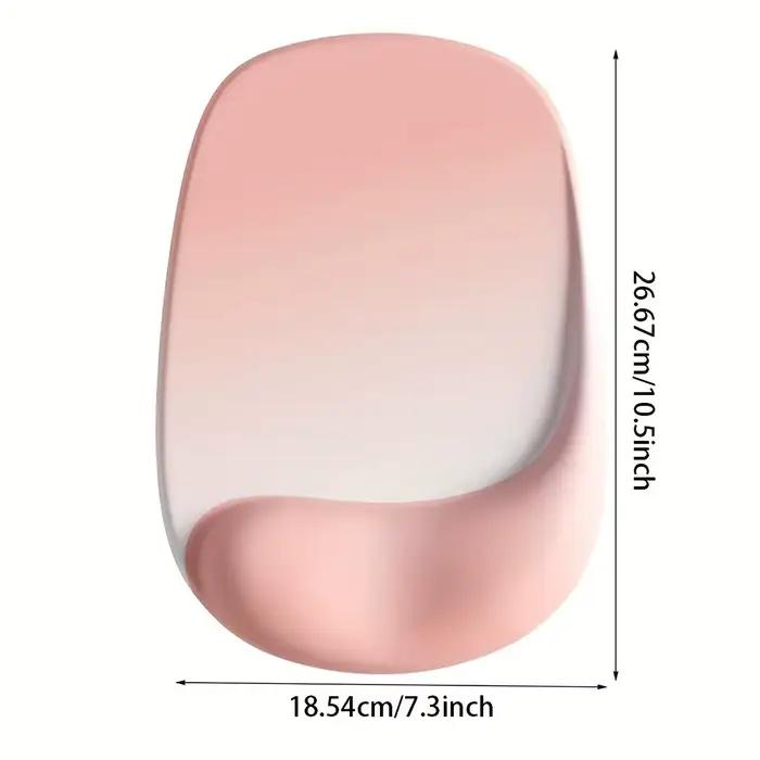 Repose-poignet ergonomique en gel, tapis de souris en tissu Lycra premium antidérapant, support confortable pour ordinateur portable, bureau, jeux et travail.