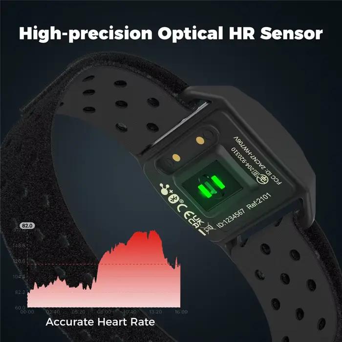 Bracelet de moniteur de fréquence cardiaque COOSPO technologie optique robuste pour cyclisme course à pied et activités extérieures