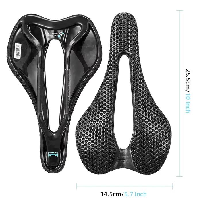 RYET carbone 3D imprimé selle de vélo 145mm Super léger route vtt montagne course