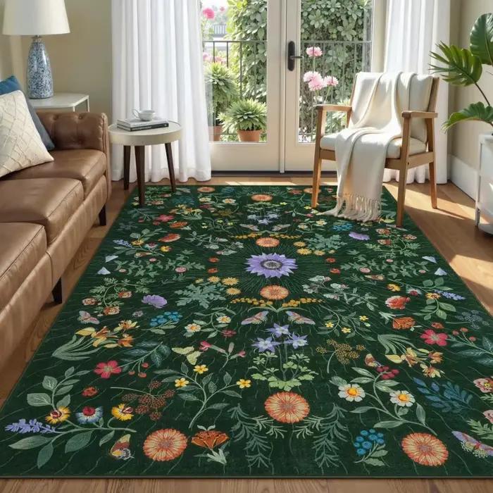 Tapis pour salon, lavable en machine