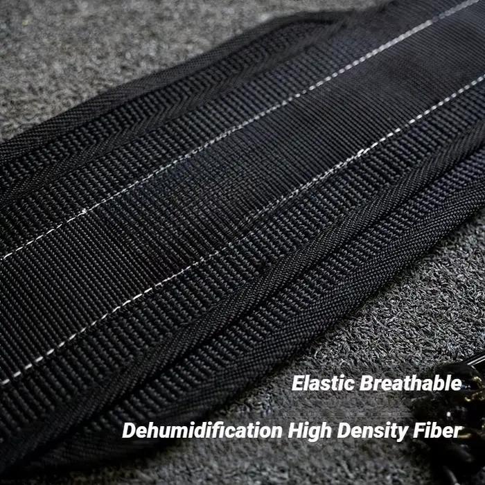 Ceinture de musculation épaisse avec chaîne pour haltères
