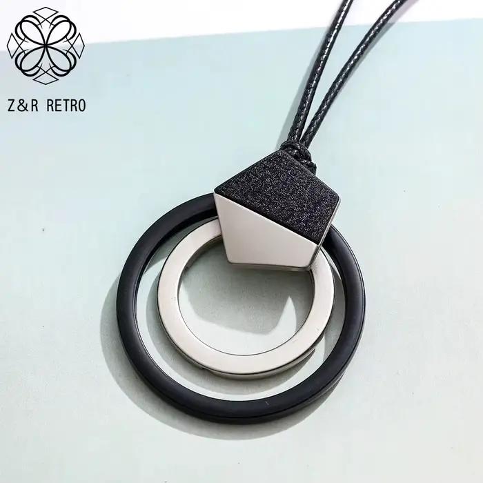 Accessoires de bijoux Vintage pour femmes, ras du cou, longues chaînes gothiques, Suspension, collier à la mode, nouveaux produits tendance, livraison directe