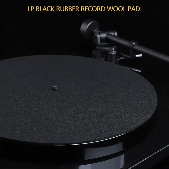 Tapis antidérapant antistatique en feutre pour plateau tournant, pour disque vinyle LP, accessoires de remplacement Audio, tapis épais pour Audiophile