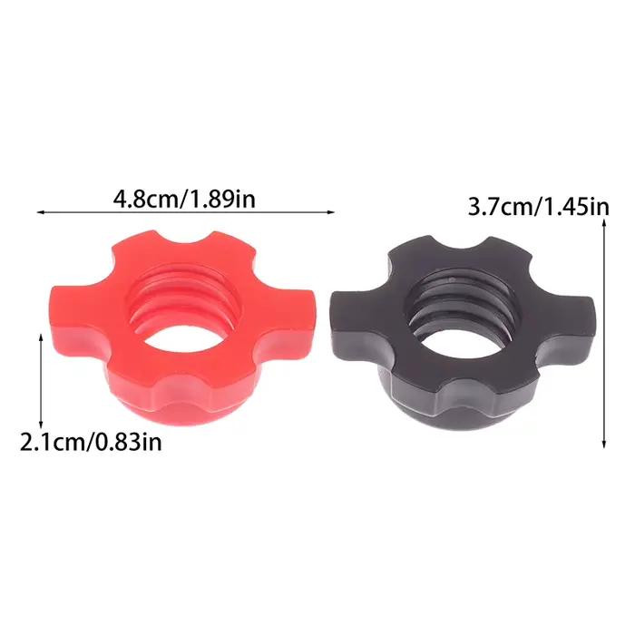 8/16 pièces Accessoires de fixation pour haltères hexagonaux