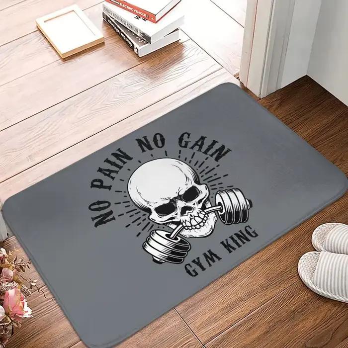 Tapis de porte d'entrée antidérapant pour musculation