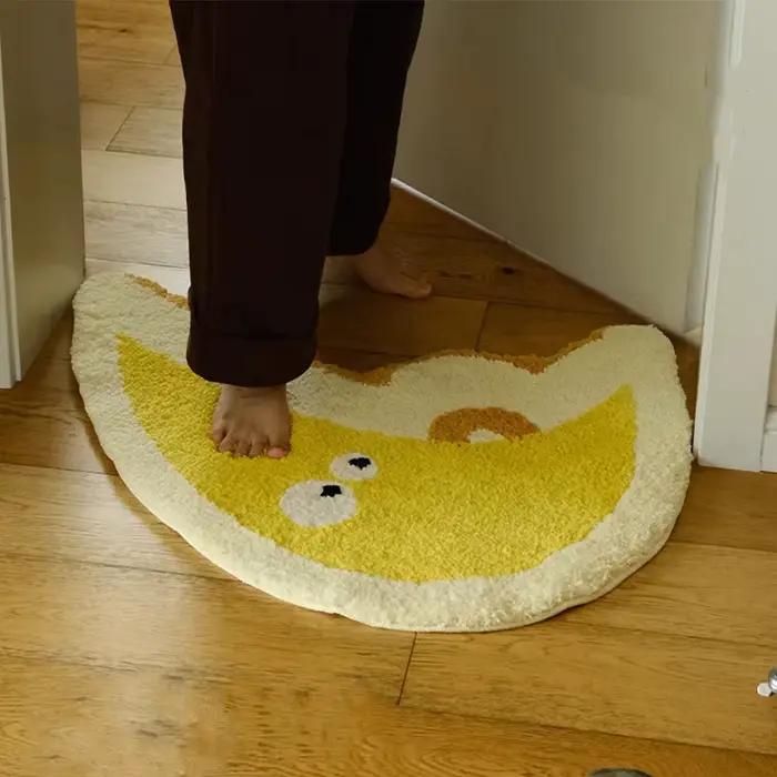 Tapis de guérison mignon pour animaux de compagnie, mouton 5D pour enfants, salon, Imitation cachemire, couverture de chevet, tapis de porte, tapis de sol