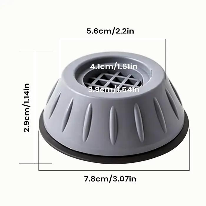 Patins anti-vibration pour machine à laver, 4 pièces, tapis anti-bruit, patins amortisseurs pour machine à laver et sèche-linge