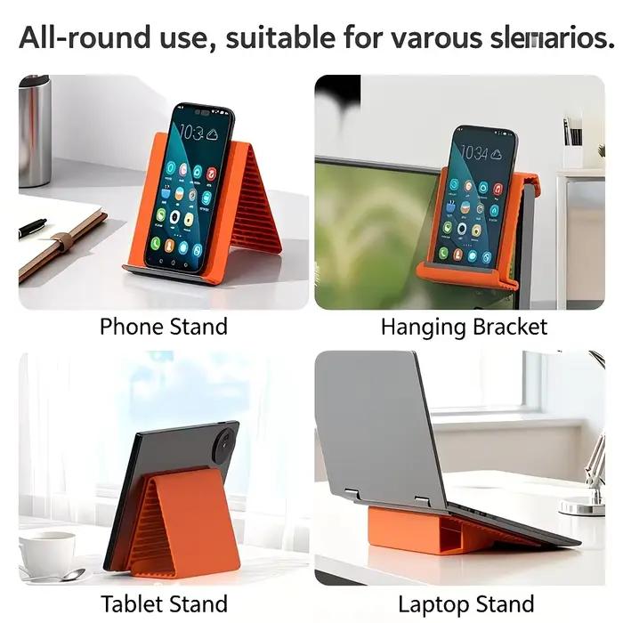 Support pliable, offrant un soutien flexible et des fonctions de pliage. Un appareil à usages multiples : téléphone portable, tablette et ordinateur portable