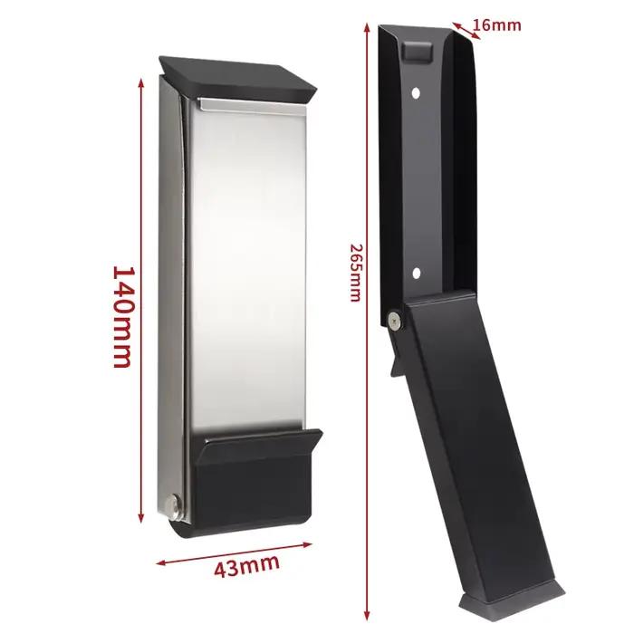 Butoir de porte coupe-vent en acier inoxydable, Anti-collision, aimant de maison, agrafeuse de porte auto-adhésive, support antidérapant, paillasson