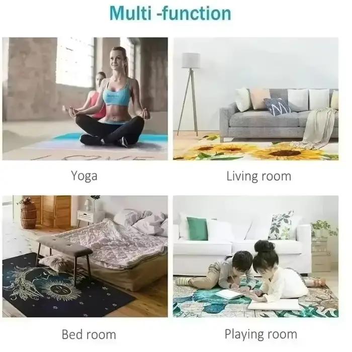 Tapis de jeu de route de circulation pour enfants, lavable, carte de voiture, apprentissage éducatif, pour salle de jeux, décor de chambre à coucher, Alfombra