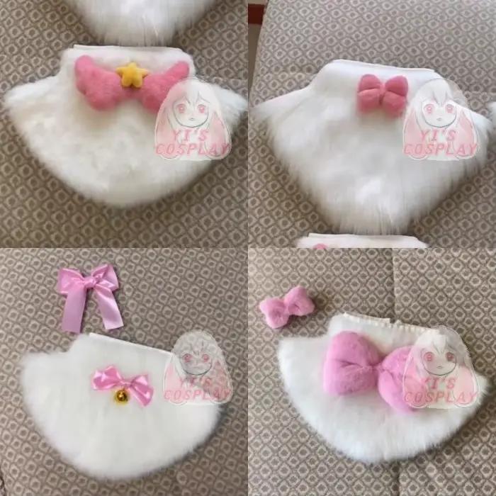 Accessoires de tête en fourrure personnalisés, col en fourrure, Kigurumi, partie du cou
