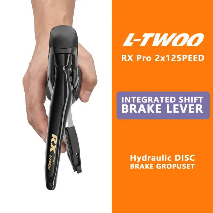NOUVEAU! Groupe de transmission LTWOO RX Pro 2x12S pour vélo de route, freins à disque hydrauliques, levier de vitesses 12S, dérailleur arrière, groupe complet