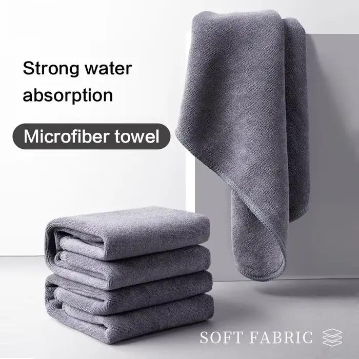 Serviette de lavage de voiture en microfibre haut de gamme, chiffon de nettoyage et de séchage, ourlet, tissu d'entretien de voiture, serviette de lavage de détail, nettoyage de voiture