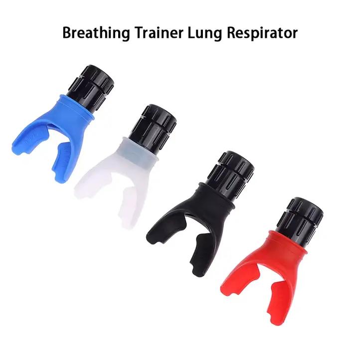 Entraîneur respiratoire respirateur pulmonaire équipement de Fitness Silicone