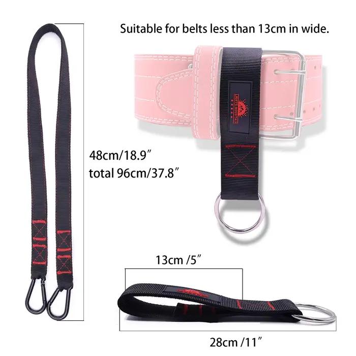 WePackage-Ceinture de levage à double couche avec mousquetons