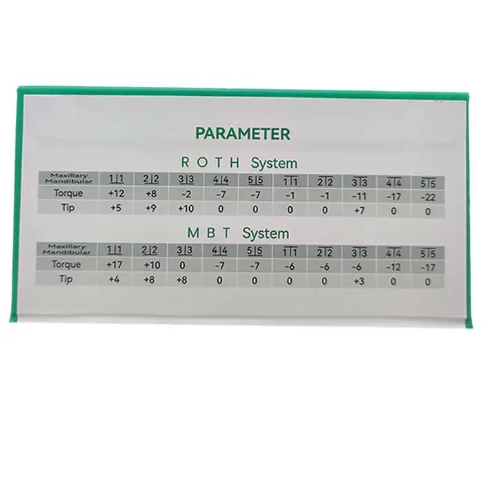 Support orthodontique autoligaturant système ROTH MBT, appareil dentaire pour l'alignement des dents, outil d'orthodontie pour clinique dentaire
