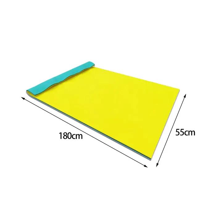 Tapis flottant pour l'eau, coussin flottant en mousse XPE pour l'été, tapis flottant pour piscine, plage, rivière