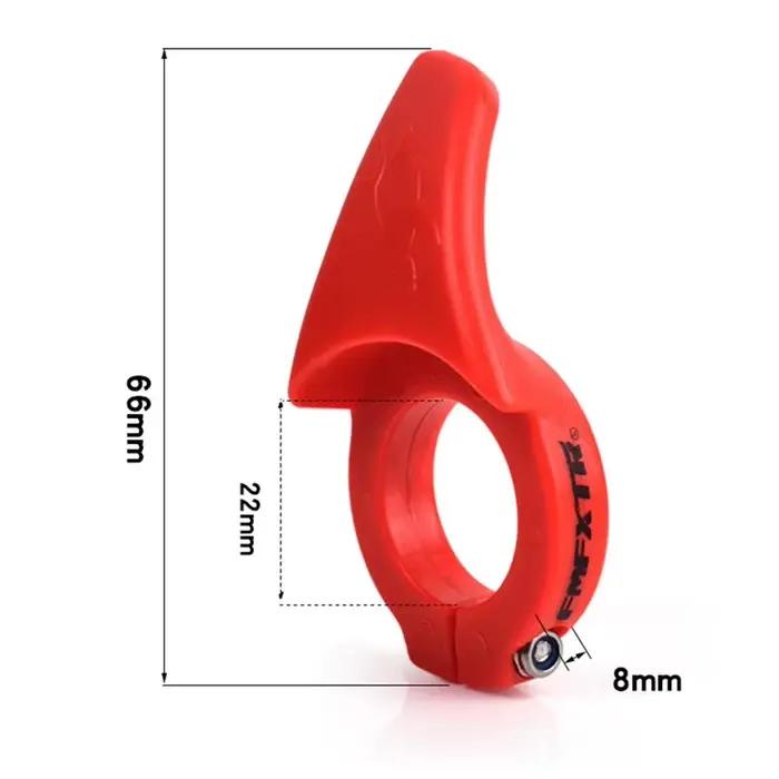 Guidon de vélo de montagne avec poignées noires