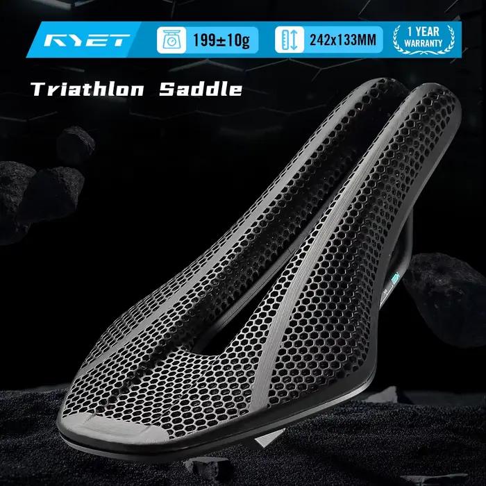 Selle de triathlon 2026 RYET 199g TT01 à nez court