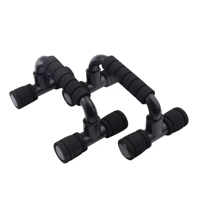 1 paire de barres de pompes ergonomiques pour hommes - Supports d'entraînement de force portables antidérapants avec