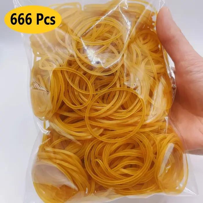 Élastique jaune à haute élasticité - lot de 100/300/666 pièces
