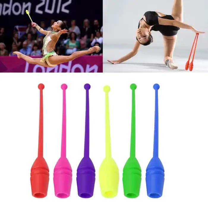 Barre d'entraînement de gymnastique rythmique 1 pièce-équipement de fitness multicolore pour la pratique de compétition