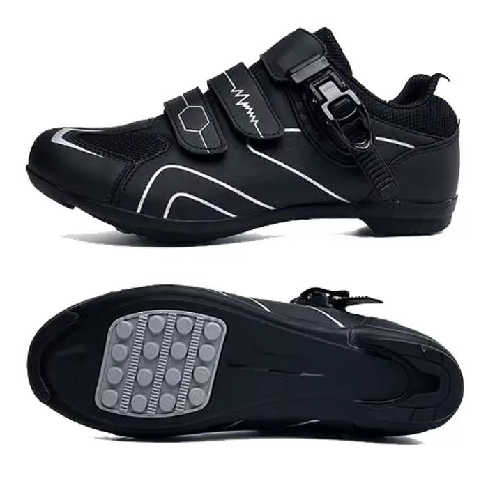 Chaussures de cyclisme plates pour hommes et femmes