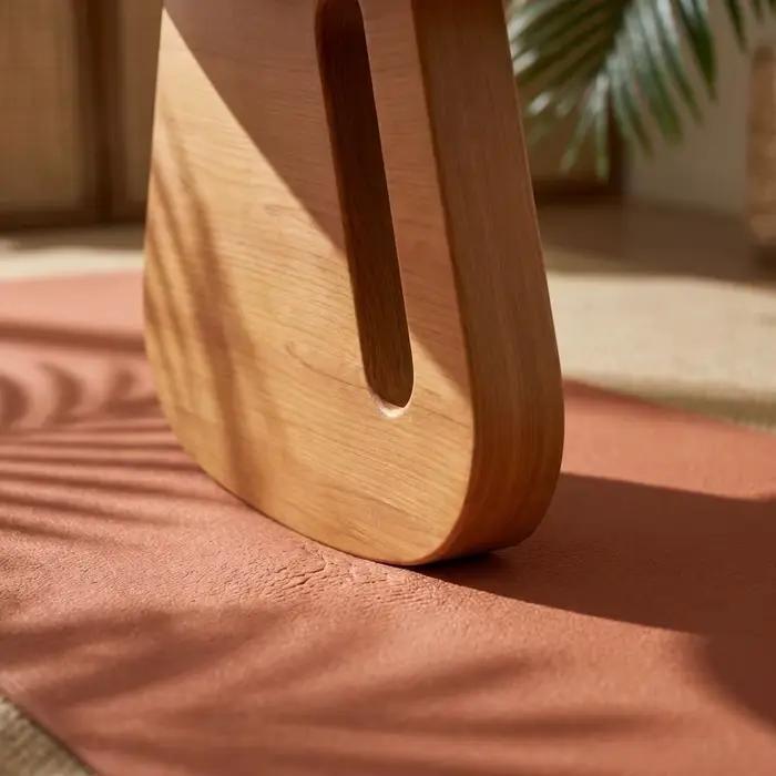 Chaise en bois massif, banc de yoga en bois, banc de méditation simple et équilibré, banc de méditation en bois détachable