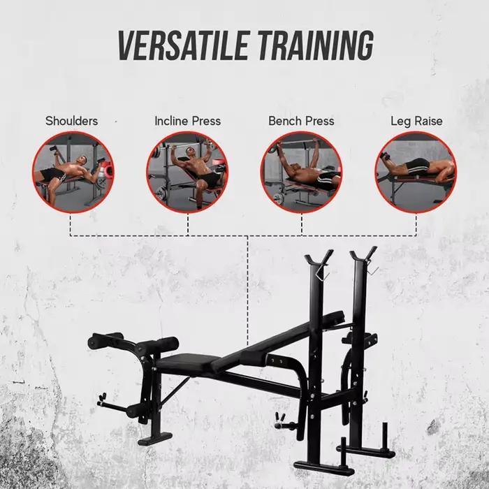Rack de musculation pliable en acier commercial