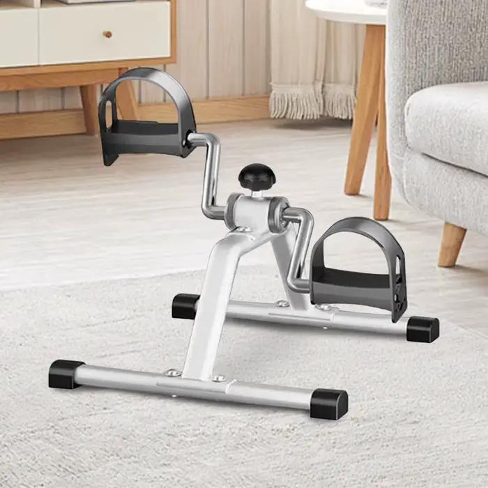 Mini vélo d'exercice pliable pour les bras et les jambes avec résistance réglable