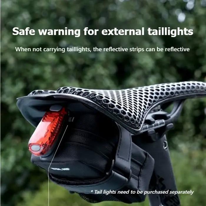 Sac de selle de vélo étanche léger Portable Mini sac multifonction avec capacité de 0