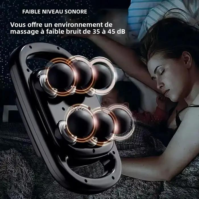 6 Têtes Massage Gun Deep Tissue Percussion Massager Musculaire électrique