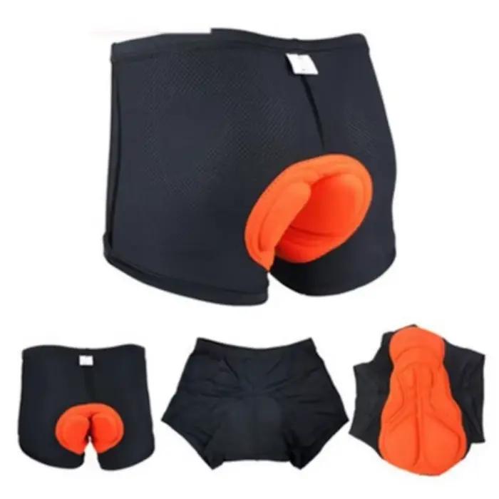 Shorts de cyclisme respirants en maille avec coussinet en gel 5D antichoc pour VTT
