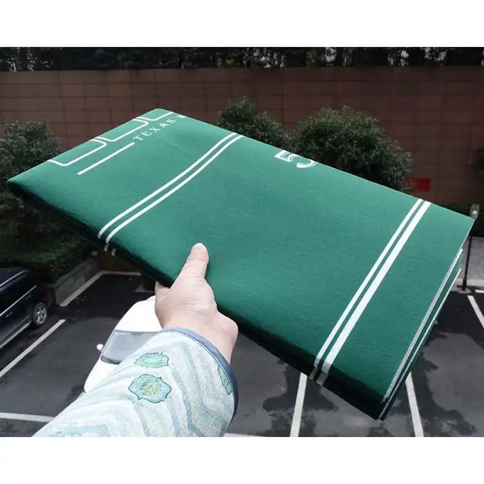 Tapis de poker Texas 180x90cm, tapis de jeu de Mahjong, tapis de jeu de poker Texas et de Blackjack, accessoires de divertissement pratiques