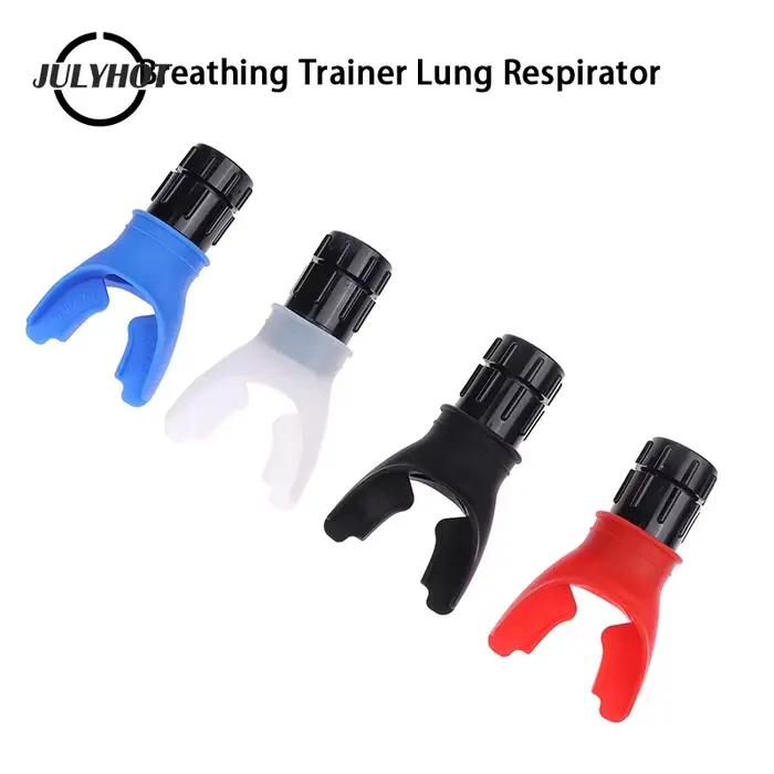 Entraîneur respiratoire respirateur pulmonaire équipement de Fitness Silicone