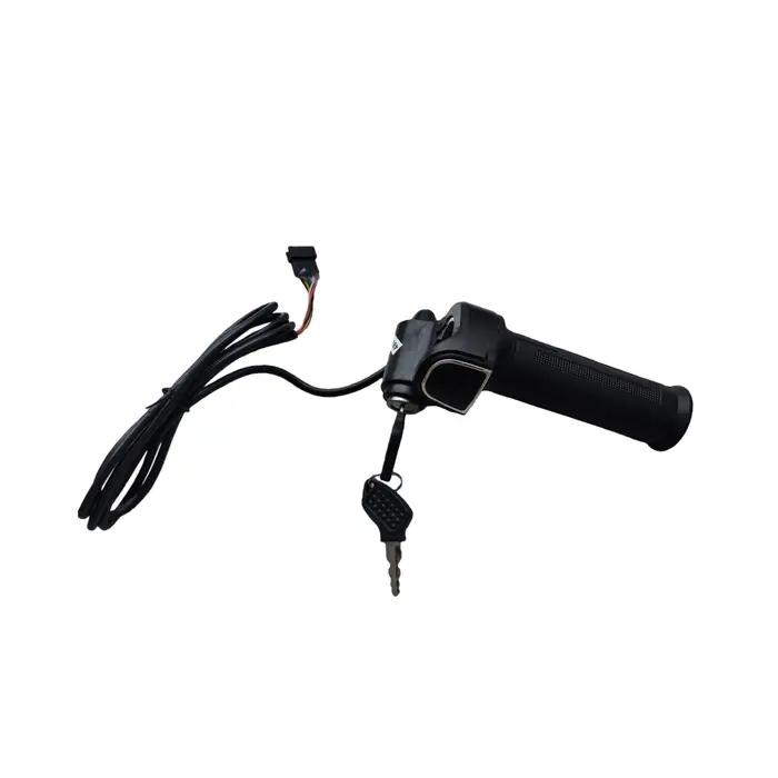 Poignée d'accélération rotative 48V avec poignées en caoutchouc pour vélo électrique Engwe T14