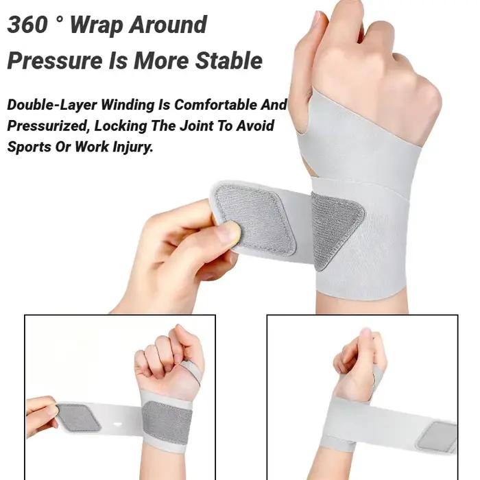 1 pièce de protège-poignet élastique anti-entorse avec support réglable